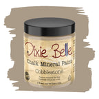 Dixie Belle Paint Company Chalk Finish Furniture Paint - Cobblestone (8oz) - Matte Weathered Stone Chic Chalk Mineral DIY Furniture Paint