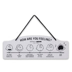 Peanuts How Are You Feeling Hanging Metal Sign