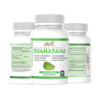 Nutrisalud Products Capsulas de Guanabana Extra potente 1350mg per Serving. Set de 2 frascos con 90 Cap c/u. Aumenta Defensas, Anti Inflamatorio, Mejora Presion Arterial, Regenera Celulas.