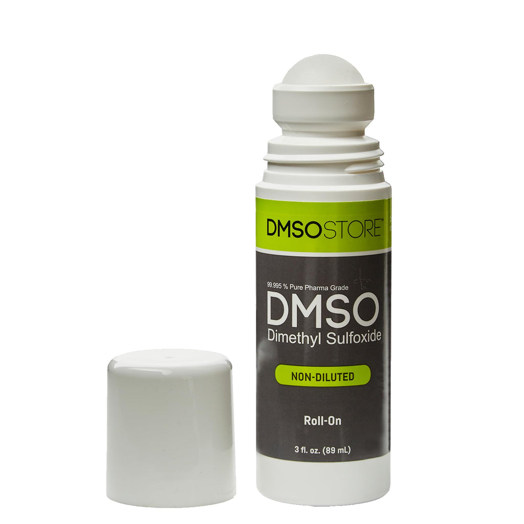 DMSO 3 oz. Roll on 4 Bottle Special Non-diluted 99.995% Low odor Pharma grade Liquid in a BPA Free Container