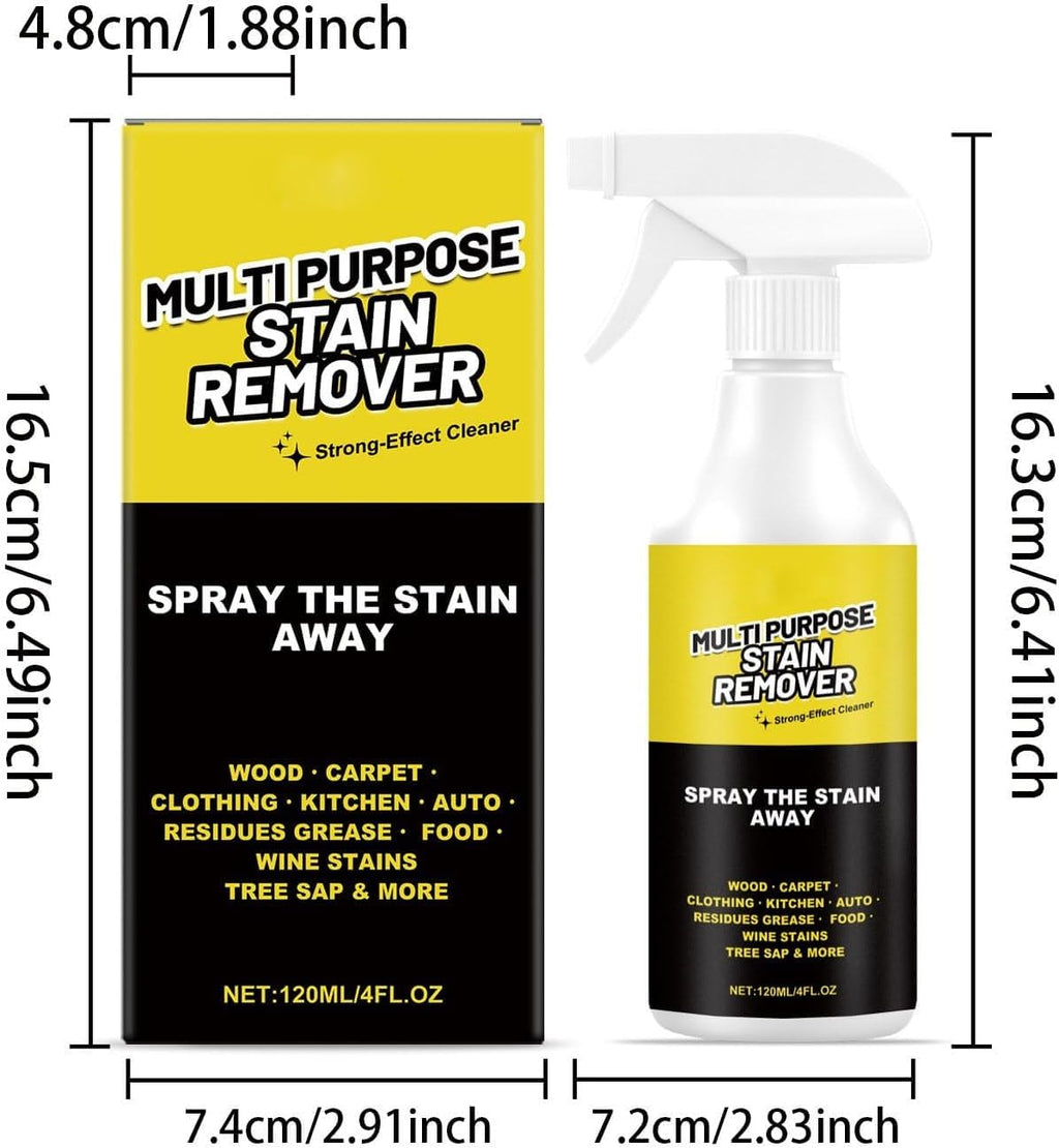 iekufes AlienPower Spray,Multi-Purpose Stain Remover -A powerful cleaner for kitchens, floors, toilets, and cars.Effectively removes hard water stains, yellowing, rust, and stubborn residues（120ml）