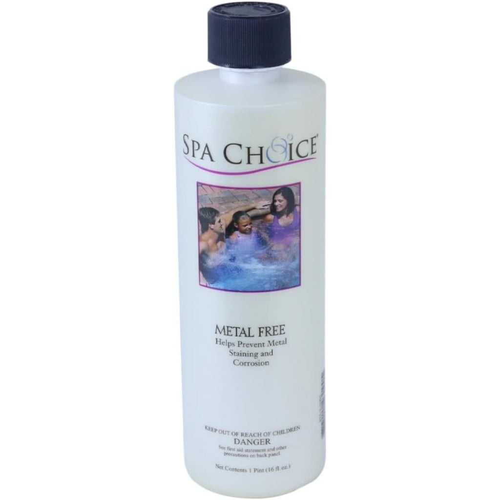 SpaChoice 1-Pint 2-Pack Premium Metal Free, Metal Gone for Spa Hot Tub, Made in USA