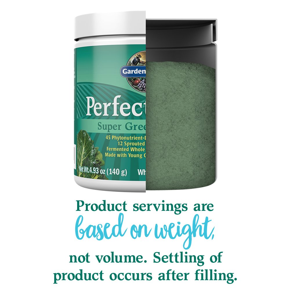 Garden of Life Perfect Food Super Green Formula - 14 Servings | 45 Superfoods, Greens, Fruit & Veggie Juice Superfood Powder Supplement, Probiotics & Organic Spirulina for Digestion & Immune Health