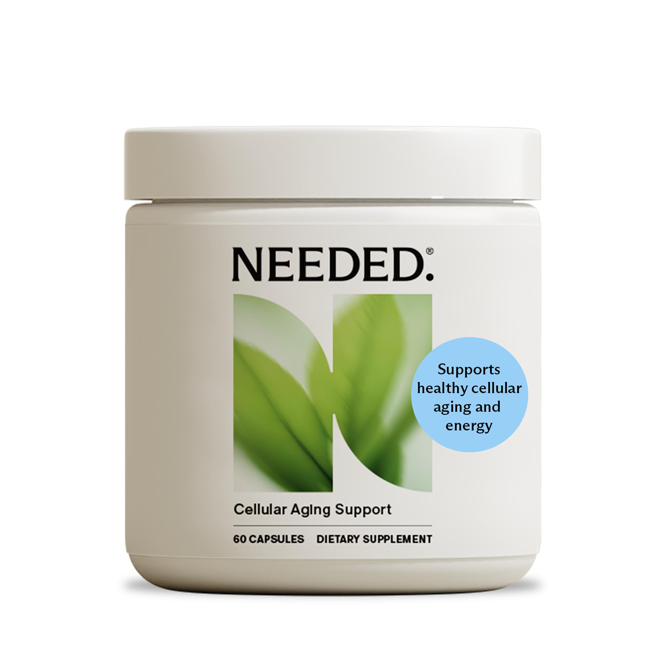 Needed. Cellular Aging Support - Antioxidants Supplement with Alpha Lipoic Acid, Acetyl L-Carnitine & PQQ - Third Party Tested Mitochondrial Supplement - 30 Servings