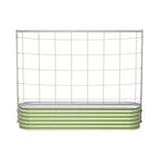 Vego Garden 8.0ft Long Tomato Metal Frame Trellis, Garden Trellis for Climbing Plants Like Cucumber Beans Tomatoes & Vines, (Garden Beds Not Included)
