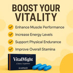 Vital Might Sports Nutrition for Improved Performance, Energy and Endurance, 10 Count