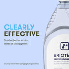 BRIOTECH Sanitizer Disinfectant Hypochlorous Spray, Kills 99.99% of Viruses & Bacteria, Eliminates Odor, Gentle for Nurseries & Play Rooms, Rinse Free Surface Sanitizer, 32 fl oz (Pack of 2)