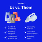 Loona Premium Female Urinal - Quiet, No Splash Design for Women - Ideal for Bedside, Travel, and Outdoor Use - Coral Dream - HSA/FSA Eligible