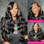 13x6 Body Wave Lace Front Wigs Human Hair Pre Plucked Glueless Wigs Human Hair 180% Density HD Transparent Lace Frontal Wigs Human Hair for Black Women Body Wave Wig 20 Inch