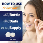 Vitamatic Folic Acid 1000 mcg (1 mg) - Vegetarian Tablets - 1667 mcg DFE - Vitamin B9 (240 Count (Pack of 3))