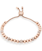 Michael Kors Blush Rush Rose Gold-Tone Bead Bangle Bracelet