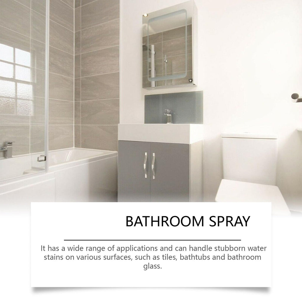 Gefanly Bathroom Cleaner, Gefanly Powerful Pink Bathroom Cleaner Spray, Heavy Duty All Purpose Bathrooms Descaler Foam Cleaners, Gentle Formula, for Tub Floor Tile,Showers,Bathtubs, Glass Surfaces
