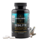 BUCKLEBURY Micronized Zeolite Capsules - Mineral Zeolite Detox for Adults - Supports Immune System, Metabolism & Digestive Health - Advanced Formula for Men & Women - 90 Vegan Capsules