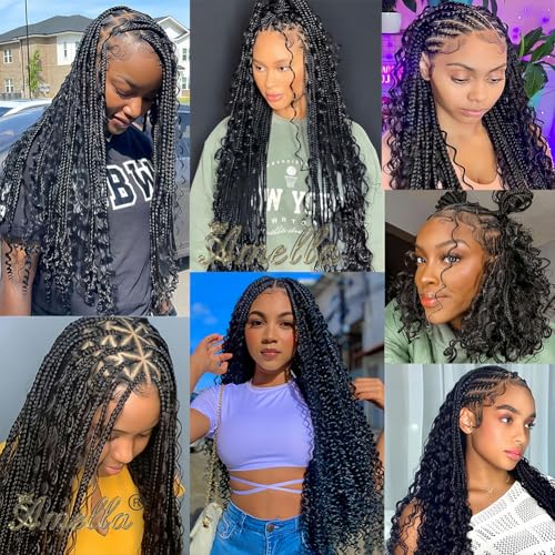 Amella Bulk Human Hair For Braiding 22Inch Deep Wave Human Braiding Hair (1pack-2bundles) Human Hair Braiding Hair 100%Unprocessed Brazilian Virgin Human Hair human braiding hair for boho braids 100g