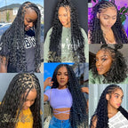 Amella Bulk Human Hair For Braiding 22Inch Deep Wave Human Braiding Hair (1pack-2bundles) Human Hair Braiding Hair 100%Unprocessed Brazilian Virgin Human Hair human braiding hair for boho braids 100g