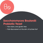 ARG Essential-Biotic Saccharomyces Boulardii - 9 Billion CFU Probiotic Yeast - Gastrointestinal Balance & Immune Function Support - Vegetarian - 20 Servings - 60 Capsules