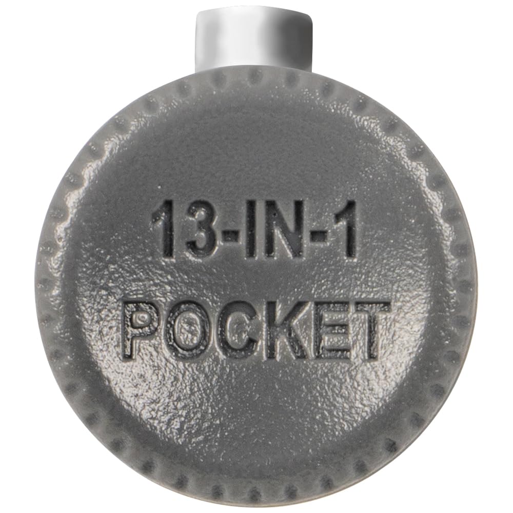Klein Tools 32611P Mini Precision Screwdriver, 13-in-1 Magnetic Multi-Bit Pocket Driver with Nut Drivers, Phillips, Slotted, and Hex Tips