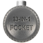 Klein Tools 32611P Mini Precision Screwdriver, 13-in-1 Magnetic Multi-Bit Pocket Driver with Nut Drivers, Phillips, Slotted, and Hex Tips