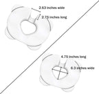 Contour Kabooti Donut Seat Cushion, 3-in-1 Design with Center Cutout for Tailbone Pain, Sciatica and Hemorrhoids