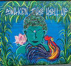 Wake The Hell Up! 12oz Ultra-Caffeinated Cannoli Ground Coffee, Low Acid, Medium-Dark Roast