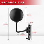 LIFXIZE Helmet Hanger Wall Mount 180° Swivel Helmet Holder for Motorcycle Bike Racing Outerwear Sports Gear(3 Pack)