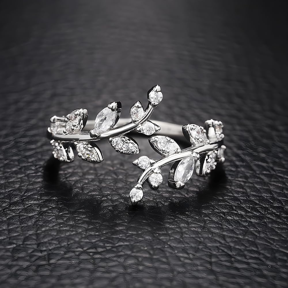 HNMZZPL Adjustable S925 Sterling Silver Ring for Women