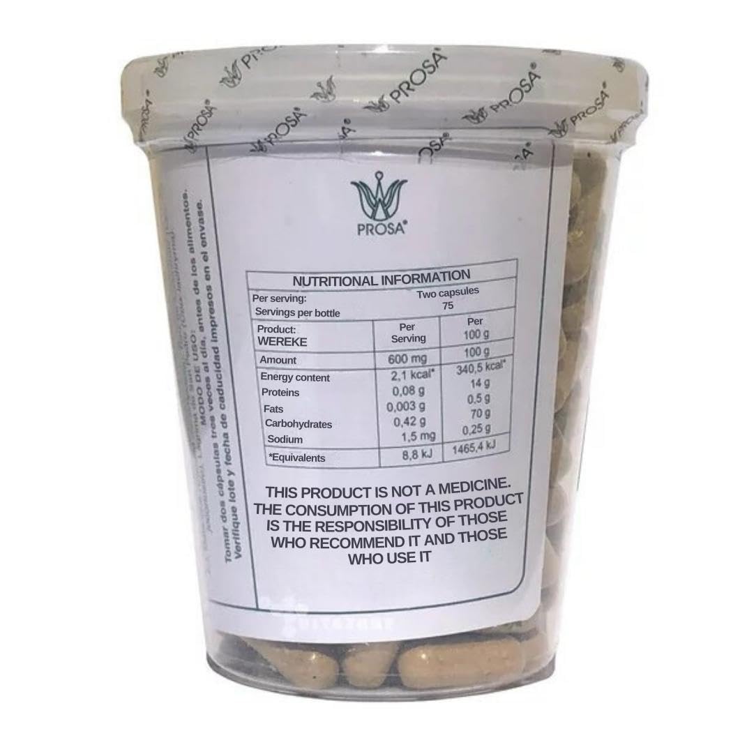 Prosa suplemento alimenticio Margarita Wereke 150 caps 300mg