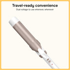 Conair Curling Iron, Double Ceramic, 1 1/2-in. Barrel, White/Rose Gold