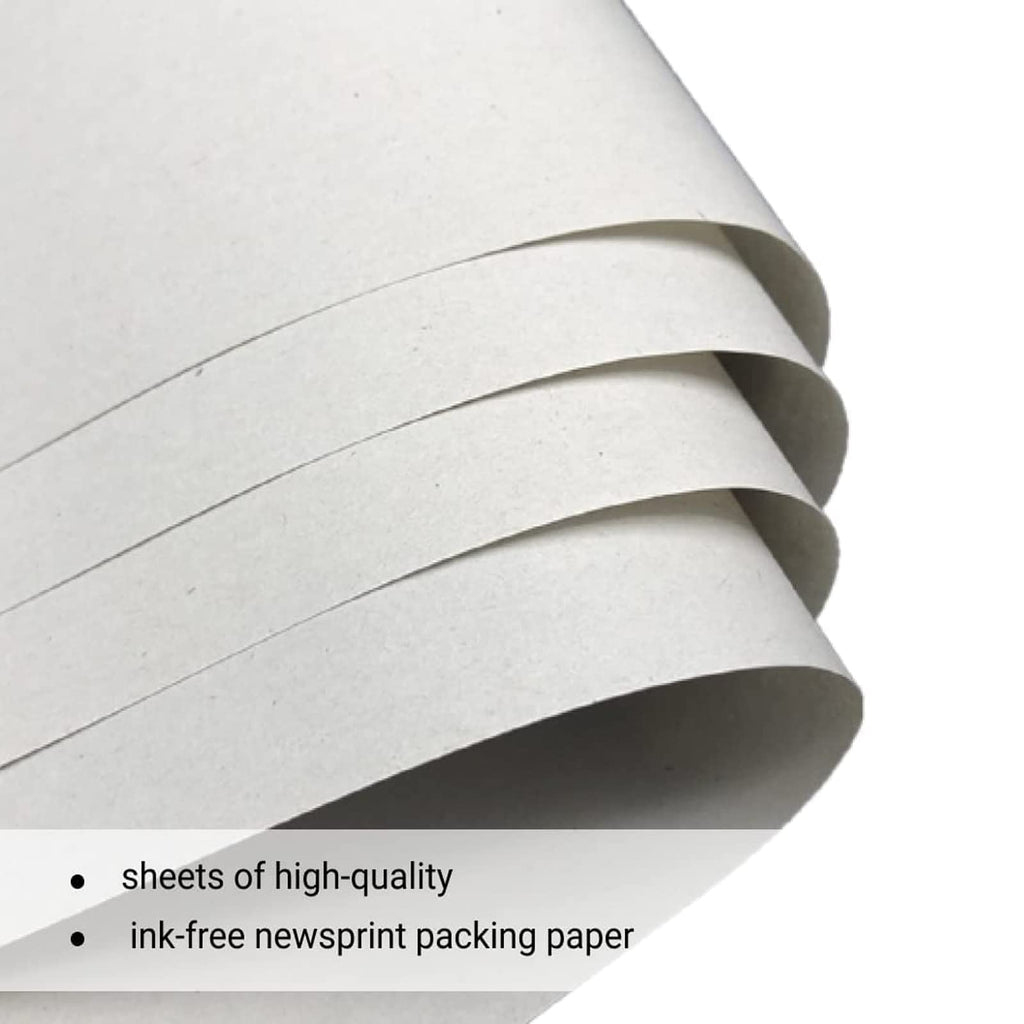 Large Packing Paper Sheets for Moving 31in x 21.5 in, 100 Sheets Newsprint Packing Paper for Moving Supplies, Shipping, Wrapping and Box Filler 4.3Lbs