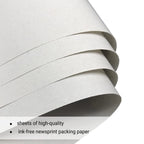 Large Packing Paper Sheets for Moving 31in x 21.5 in, 100 Sheets Newsprint Packing Paper for Moving Supplies, Shipping, Wrapping and Box Filler 4.3Lbs
