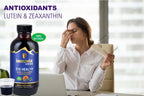 Immunia Vision. Lutein, Wild Blueberry, and Elderberry Concentrate. Eye Health Antioxidant Supplement. Concentrated Formula. Delicious Taste. 5 ml/Day. (3-Pack)