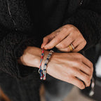 "My Saint My Hero "Archangel Michael Protection Bracelet – Handwoven - Archangel Michael and 5 Miraculous Medals – Shield of Faith for Men and Women – Made in Medjugorje