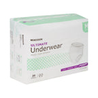 McKesson Ultimate Adult Incontinence Underwear, [80 Count], Medium, 32-44 in. Maximum Absorbency, Unisex Bladder Leak Protection, Pull-On Style with Tear-Away Sides, for Postpartum and Incontinence