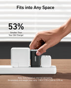 Anker 65W Max 3-Port USB C Charger Block, Compact Foldable Phone Charger