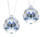Yesland 20 Pack Upgraded Crystal Ball Prism 40mm / 1.57 Inch Decorative Ball - Suncatcher Rainbow Pendants Maker - Perfect for Chandelier Window & Wedding Decoration