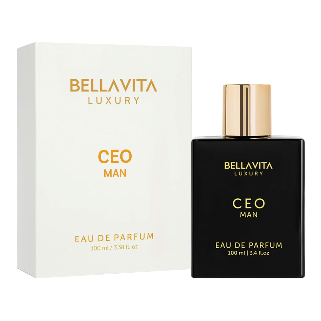 Bellavita Luxury CEO Man Eau de Parfum for Men, 3.4 fl oz (100 ml)