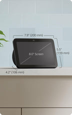 Amazon Echo Show 8, With Spatial Audio, Smart Home Hub, ideal for open living spaces, Designed for Alexa+, Charcoal