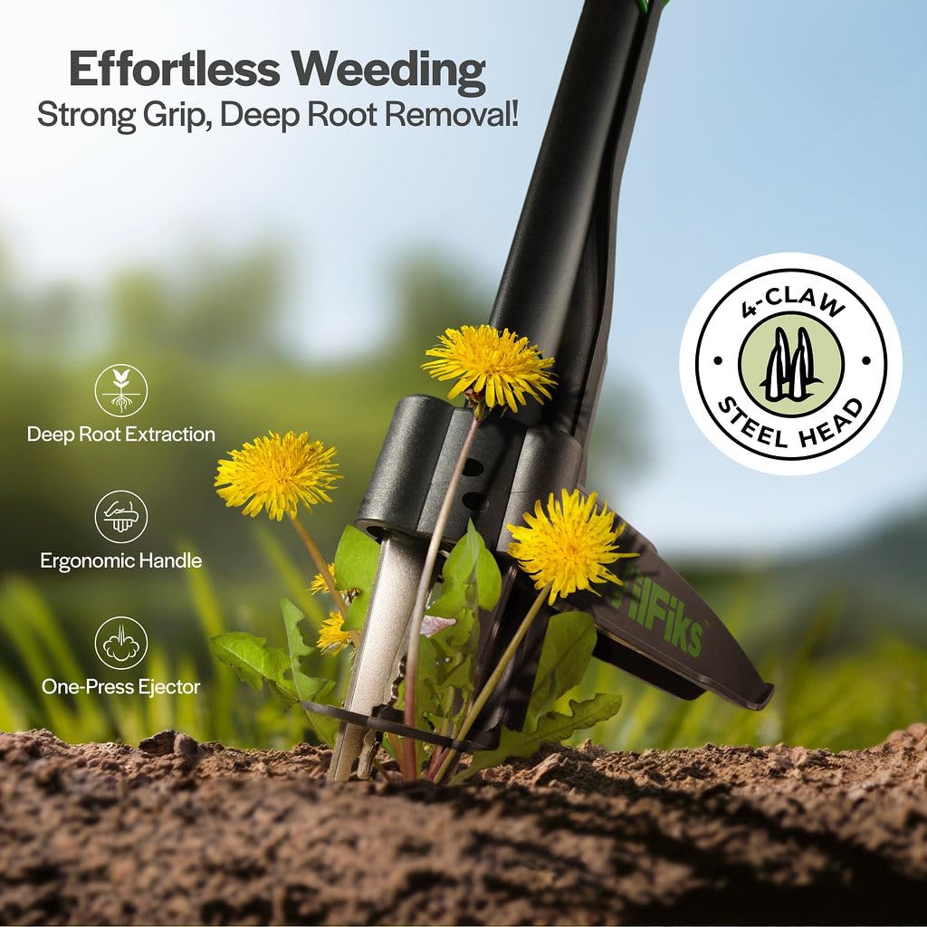 WilFiks Manuel Weed Puller Tool (Metal)