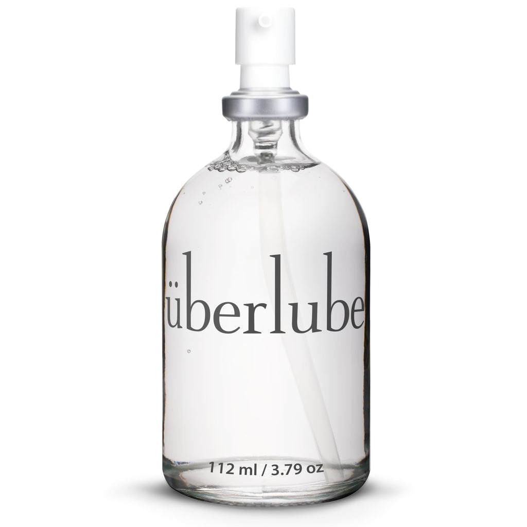 Überlube Luxury Lubricant | Latex-Safe Natural Silicone Lube with Vitamin E | Unscented, Flavorless, Zero Residue, Works Underwater - 112ml