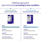 Mediheal Derma Clear Teatree Treatment Spot Patch (132 Counts) - Acne Relief, Oil and Moisture Balance with Teatree & Salicylic Acid