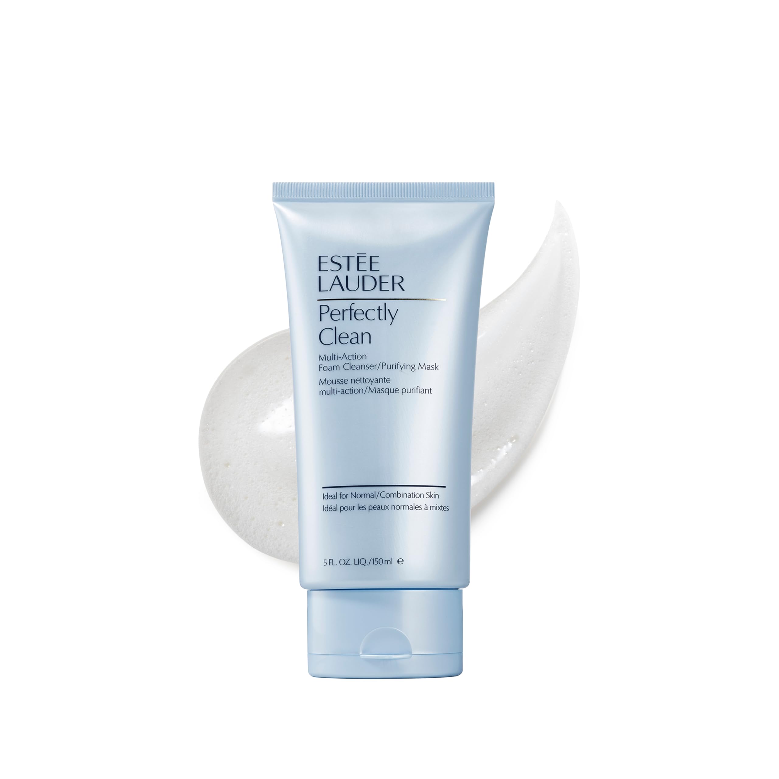 Estée Lauder Perfectly Clean Multi-Action Foaming Face Wash Cleanser/Purifying Face Mask, 5.0 fl oz.
