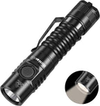 Wurkkos FC11C EDC Flashlight 1200 High Lumen, 90 High CRI Led Flashlight Rechargeable, 6 Modes, Magnetic Tail, IP68 Waterproof Small Pocket Flash Light for Camping Hiking Dog Walking (Black 4000K)