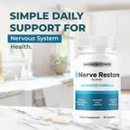 (3 Pack) Nerve Restore - Nerve Restore Advanced Formula Capsules Natural Premium Formula, Daily Pills Support Comfort, Nerve Restored Vitamins Health Wellness, 180 Capsules for 3 Months