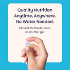 EZ Melts Calcium & Magnesium - Daily Supplement for Heart, Bone, Immune & Brain Health - with Vitamin D3 - Non-GMO & Vegan - Strawberry Smoothie - 60 Dissolvable Tablets (30 Servings)