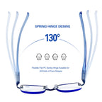 FEIVSN 3-Pack Rimless Reading Glasses For Women, Lightweight Spring Hinge Readers, Classic Elegant Artistic Eyeglasses UV 400 (Mix 1.75 Etc)