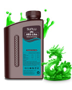 SUNLU ABS-Like 3D Printer Resin, 405nm UV Curing Photopolymer Rapid 3D Resin for 2K 4K 6K 8K LCD/DLP/SLA 3D Printers, Non-Brittle & High Precision & Low Shrinkage, Clear Green 1KG
