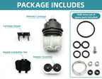 RP46463 Cartridge Compatible with Delta Monitor 17 Series (2006-Present) Dual Function Bath Tub and Shower Faucet Plumbing Parts Shower Faucet Cartridge with Seat and Spring Adapter,RP22734 Bonnet Nut