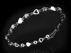 Onepurposegifts Best Friend Bracelet, Friendship Bracelet, Friendship Jewelry, Friend cuff, Best Friend Birthday Gifts for Women (Silver Heart)