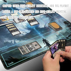 MTG Playmat - Non-Slip Backing Printing, Ideal for Card Game Enthusiasts TCG Playmat (Divine Summon-Deck)