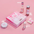 Spa Gifts for Women, Gift Set for Women, BFF LOVE 6Pcs Rose Spa Set for Women, Spa Kit with Essential Rose Oil, Bath Salt, Soap, Natural Petals, Christmas Gifts for Mom